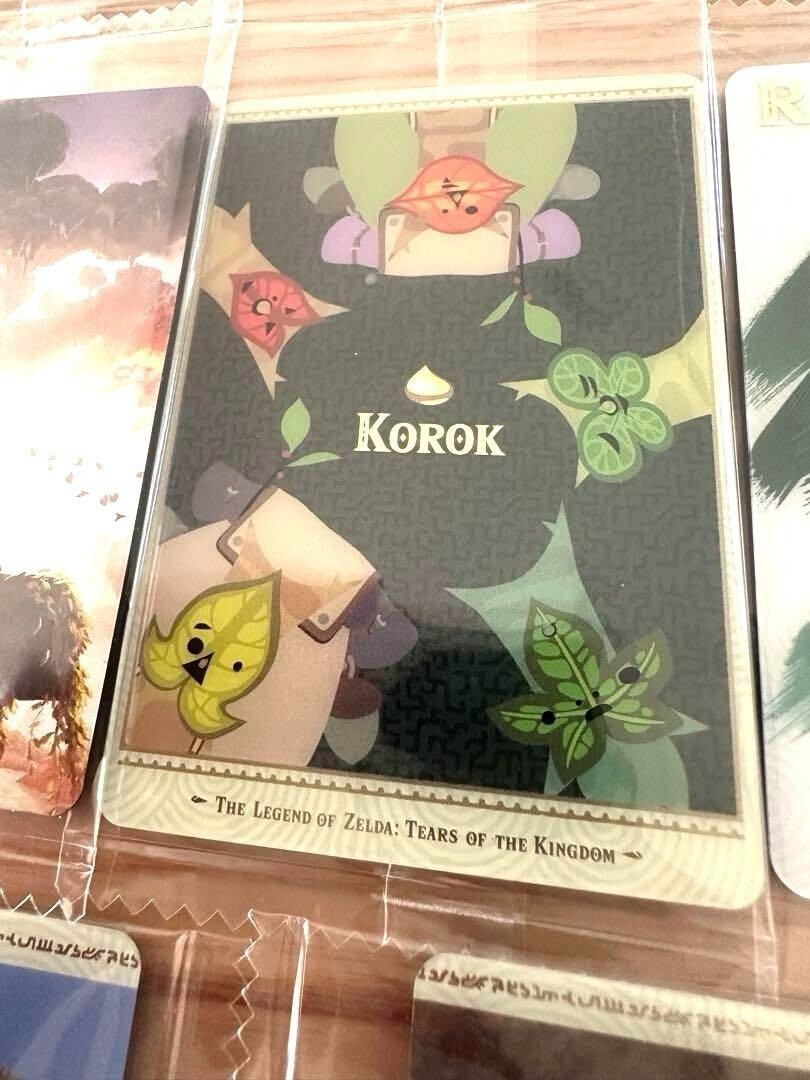 The Legend of Zelda Tears of the Kingdom Wafer Card Complete All