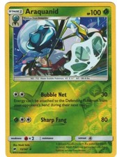 Araquanid 15/147 Burning Shadows Reverse Holo Rare Pokémon TCG
