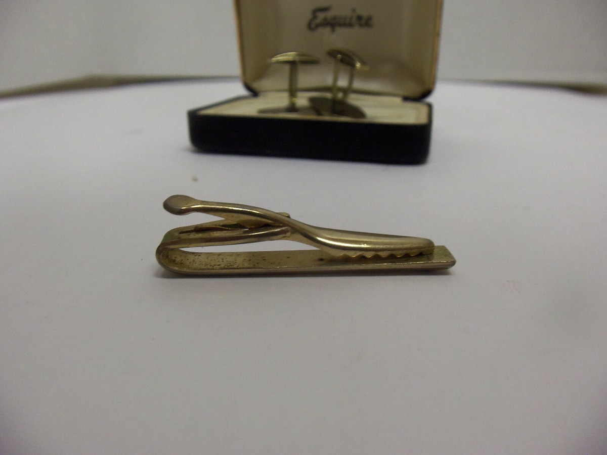 Vintage Esquire Cuff Links Patent No. 2.974.381 Cuff Link Action C. J. Obst  1956