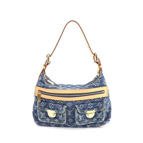 LOUIS VUITTON Monogram Denim Baggy PM 