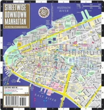 Map of Downtown Manhattan, New York, by Streetwise (Folded & Laminated)