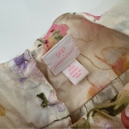 Loveshackfancy X GAP Floral Ruffle Kids Dress size 5 - Picture 2 of 3