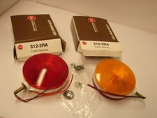 2 Peterson Manufacturing 312-2ra Redamber Double-face Parkturn Signal Lights