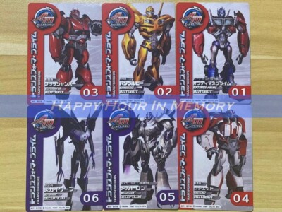 Takara Transformers Prime Exclusive DIY Card TFP Optimus Megatron Bumblebee NEW
