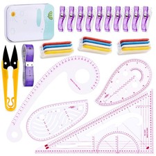 Sewing Ruler 4 Styles Clothing Patterning Ruler Sewing French Curve Ruler Met...