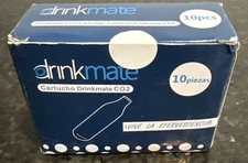 Original Drinkmate pack of 10, 8g CO2 Soda Cartridges