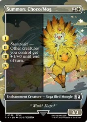 Summon: Choco/Mog (Borderless) #358 Final Fantasy MTG