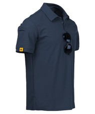 geeksport Polo Uomo Manica Corta Polo Shirt Sportiva Uomo Golf T Shirt con