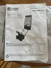 Classic Accessories Snow Thrower Shield Item #52-065-010404-00