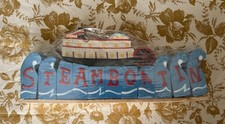 Delta Queen Steamboat Co. Souvenir Painted Wood "Steamboatin'" decoration