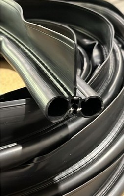 AP Products 018-478 Double Bulb Seal with Slide-On Clip , Black