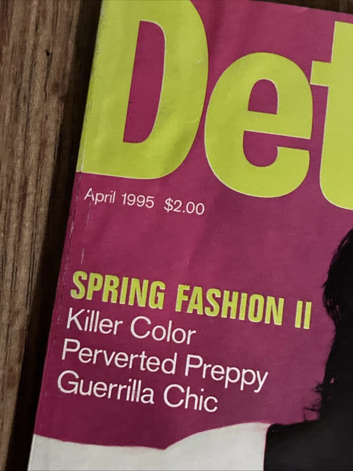 VINTAGE APRIL 1995 DETAILS MAGAZINE TRENT REZNOR, WEED AND AMAZING ADS — 第 2/4 张图片