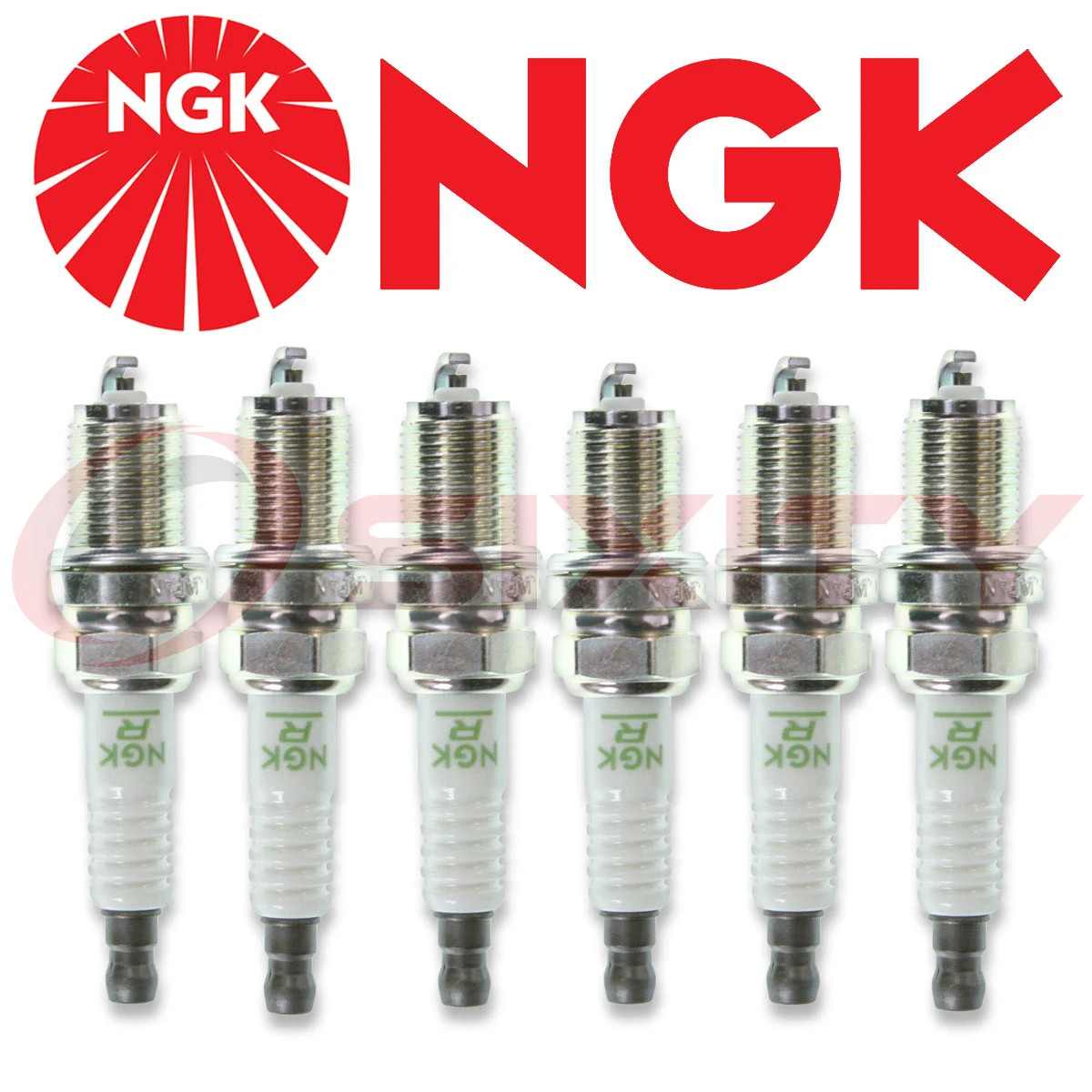 6 pc 6 x NGK V-Power Plug Spark Plugs 5791 BKR7E-11 5791 BKR7E11 NEW