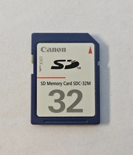 CANON SDC-32M 32mb SD Memory Card WORKS