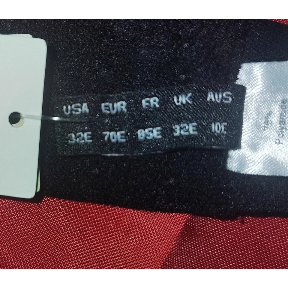 NWT Huit Paris Grand Jeu Bra Size 32E Black Lingerie French Lace GRJ-B9  - Image 3 of 4