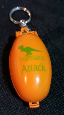 Takara 1993 Vintage Pocket Critters Tyrannosaurus Attack Keychain