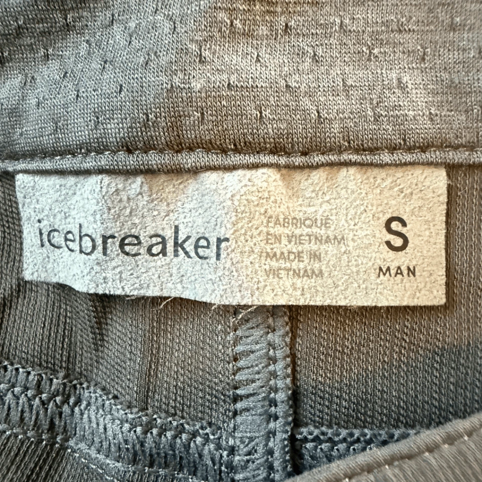 Pantalones Cortos Icebreaker Para Hombre Mezcla de Lana Cintura Ajustable Senderismo Persistente Gris Pequeño Foto 3 de 4