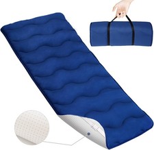 Cot Mattress Pad, 30"x75" Quilted Foam Camping 30 x 75 Inch, navy