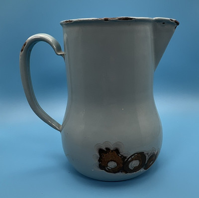 Vintage hospital Steel Pitcher made in Czechoslovakia Meinecke & Co. 