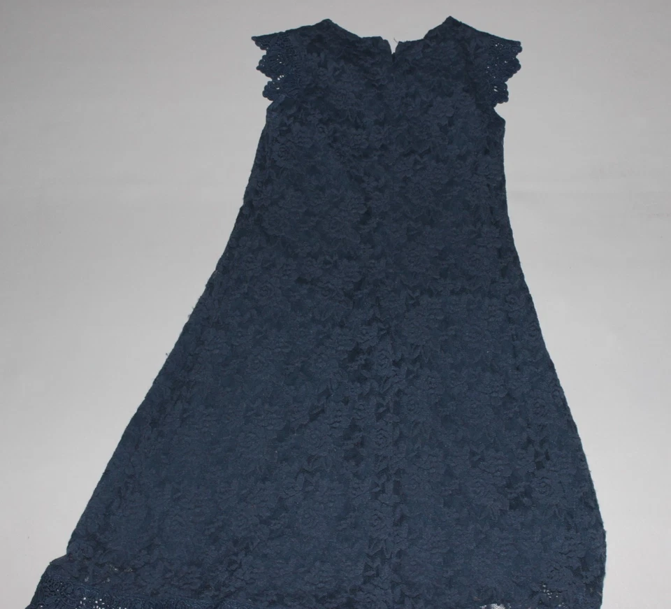 Vestido de encaje azul oscuro GRACE KARIN para niñas talla 8Y Foto 3 de 3