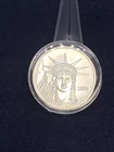 Vintage 1985 Johnson Matthey JM MTB 1 oz .999 Fine Silver Liberty Trade Silver