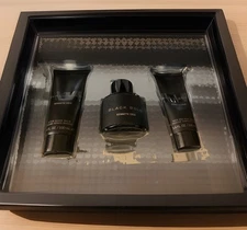 Kenneth Cole BLACK BOLD Mens 3.4 EDP Spray+3.4 After Shave+3.4Body Wash Gift Set