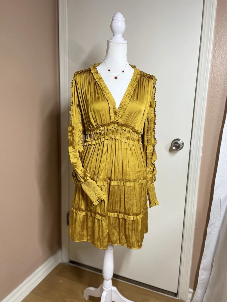 gold color casual dress Elegant Solid Color Sleeveless Strap Dress For Casual Wear, Made With Comfortable Polyester Fabric