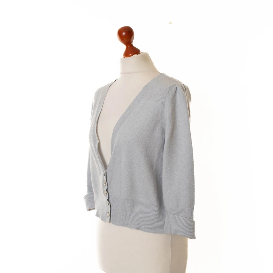 Cárdigan de mujer M&S autógrafo 100 % cachemir talla UK 16 D 42 13162 Foto 3 de 4