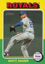 Matt Sauer 2024 Topps Heritage #659 RC Kansas City Royals