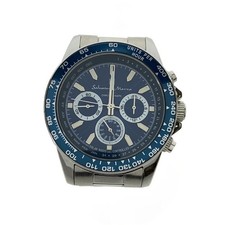 Salvatore Marra Solar Watch Analog Steel Blue Silver SM-24108-16