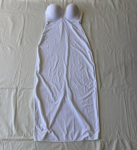 David’s Bridal Strapless Full Length Bra Slip 36B Wedding Prom Under Garment C03