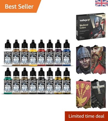 Buntes Acrylfarben-Set - inklusive Farbkarte für genaue Modellierung