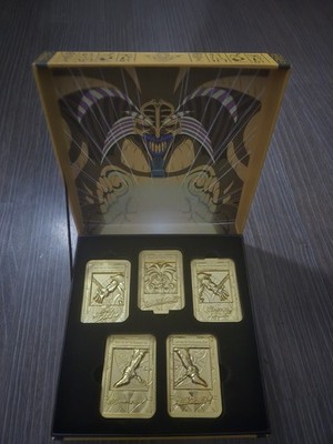 Fanattik Yu-Gi-Oh Exodia-the Forbidden One Gold Plated Medallion Set