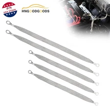 5× Universal Automotive Ground Strap Tinned Copper Car Engine Ground Strap Cable
