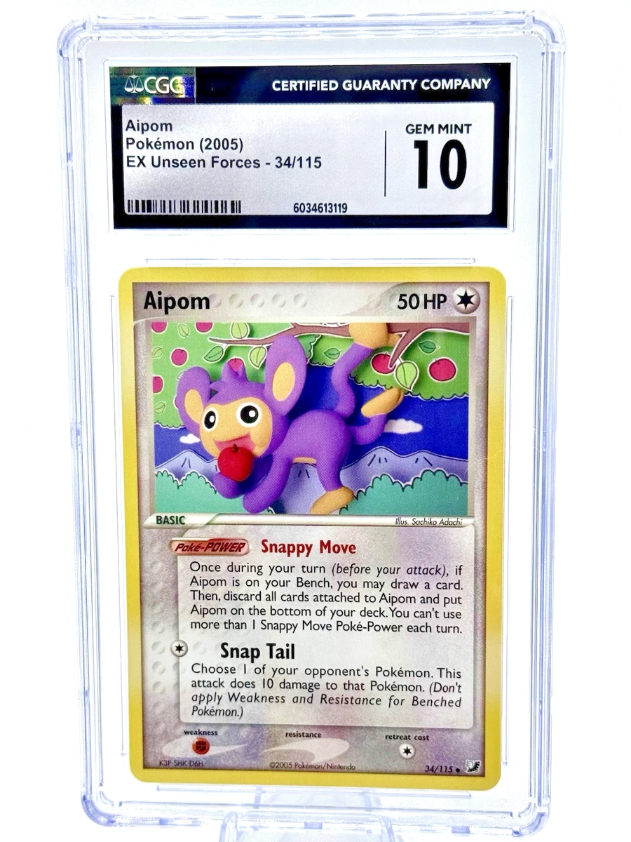 Pokémon TCG EX Unseen Forces Colorless Individual Collectible Card