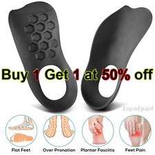 Orthotic Shoe Insoles Inserts Flat Feet High Arch Support Plantar Fasciitis USA 