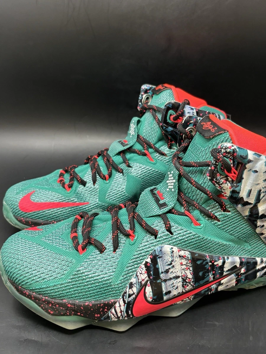 Nike LeBron 12 Xmas Akron Birch | eBay