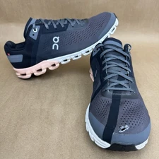 On Cloud CloudFlow Womens Running Shoes Pink Gray Rock Rose Sneakers Sz 10 *Read