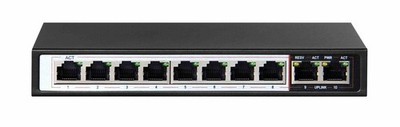 5902560363906 Extralink CERES | PoE wechseln | 8x 100Mb/s PoE/PoE+, 2x RJ45 Upli