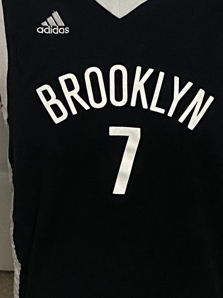 Jeremy Lin #7 Brooklyn Nets Adidas Camiseta Negra Talla Juvenil M NBA Baloncesto Foto 2 de 4