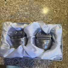 Baby  s First Curl And First Tooth Noah  s Ark Keepsake Containers In Original Box