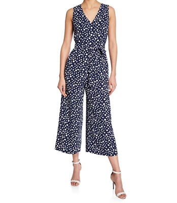 New s 0 Karl Lagerfeld Polka Dot Jumpsuit Black White Sz 6 Free Shipping Ebay