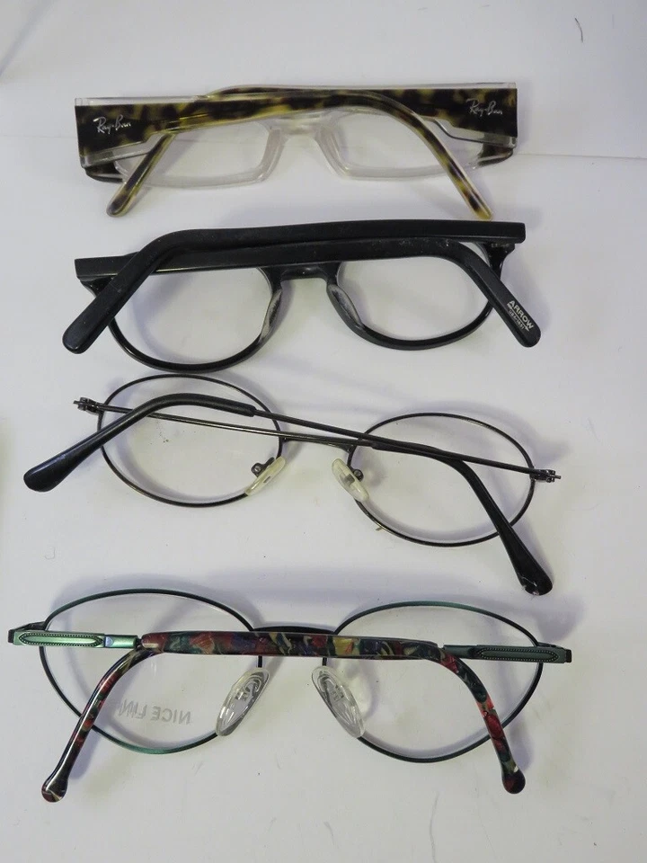 Lote De Colección De Monturas De Gafas Usadas Para Damas Ray Ban E. Gordon, Flecha Foto 4 de 4