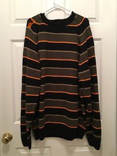 NWT K1X Men's One Hopps Nation NYC Designer Blue Green Crewneck Sweater 4XL