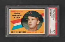 1960 Topps Lou Klimchock RC #137 ~~ PSA 7 st NM ~~ Gorgeous Card