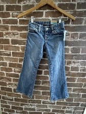 NWT OLD NAVY GIRLS 5 REGULAR BOOT CUT JEANS ADJUSTABLE FIT STRETCH BLUE JEANS