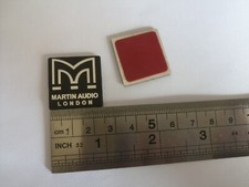 4pcs Replacement Martin Audio Emblem Speaker logo Badge 25mm Aftermarket
