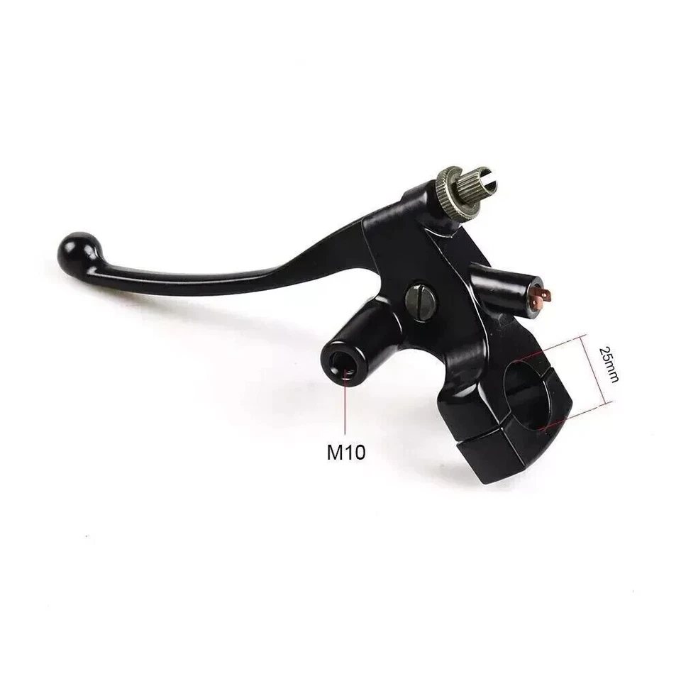 1英寸黑色制动主缸离合器杆适用于川崎本田雅马哈铃木 — 第 3/3 张图片