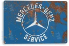 TIN SIGN Mercedes-Benz Service Sign, Parts, Service, Auto Shop, Garage A492