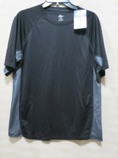 Kanu Surf Men's CB Rashguard UPF 50 Swim Shirt, Black/Gray - Size Medium